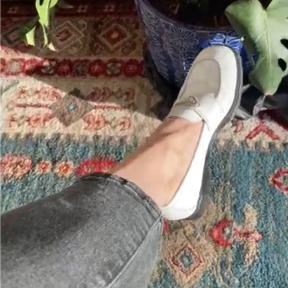 Authentic vintage PRADA chunky triangle logo shoes slip on loafers size 39 8.5 9 - Picture 15 of 15